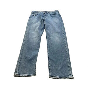 Levi's 502 Premium Blue Straight Leg Denim Jean Size W36 L30
